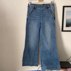 COPY - American eagle wide leg short jeans 12
